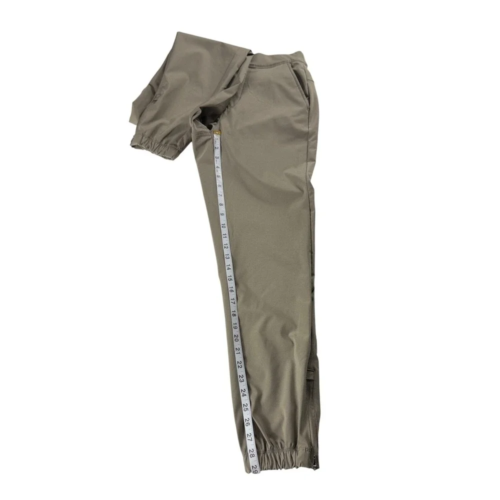 Member's Mark Travel Jogger Pants Olive Green Small 4-Way‎ Stretch UPF 30 NWT